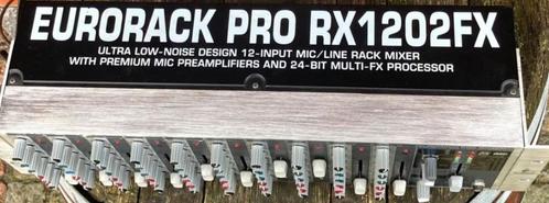Behringer RX 1202 FX console de mixage 19”, Muziek en Instrumenten, Mengpanelen, Gebruikt, 10 tot 20 kanalen, Microfooningang