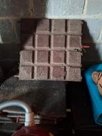 Rubber tuintegels 50/50 cm gebruikt 60 tal stuks, Jardin & Terrasse, Pavé & Dalles, Enlèvement, Caoutchouc