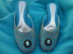 Muiltjes met pareltjes, Toscania, Zo goed als nieuw, Sandalen of Muiltjes, Ophalen of Verzenden