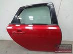 Deur rechts achter rood Jaguar XF New shape 2015 en jonger, Auto-onderdelen, Gebruikt, Deur, Achter, Ophalen of Verzenden