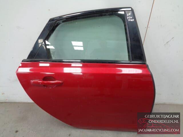 Deur rechts achter rood Jaguar XF New shape 2015 en jonger, Auto-onderdelen, Carrosserie, Deur, Jaguar, Achter, Rechts, Gebruikt