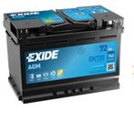 Exide EK720 72Ah AGM 760A start-stop garantie, Ophalen