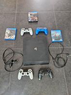 PS4 Pro 1Tb + 4 controllers & Top Games, Games en Spelcomputers, Ophalen, Pro