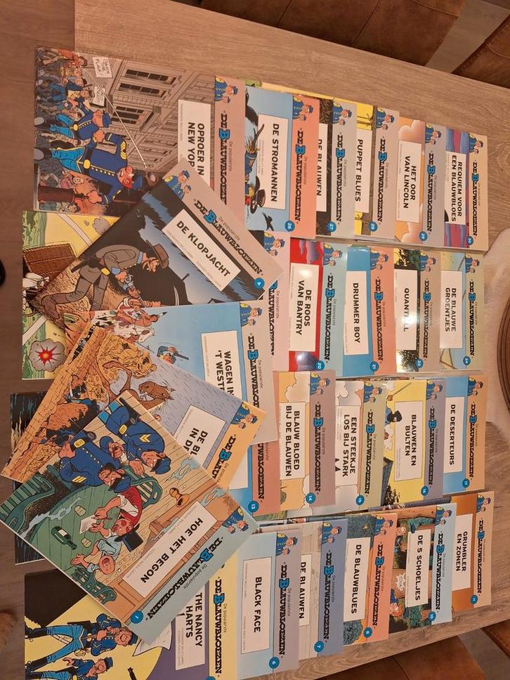 Collectie de blauwbloezen ., Livres, BD, Enlèvement ou Envoi