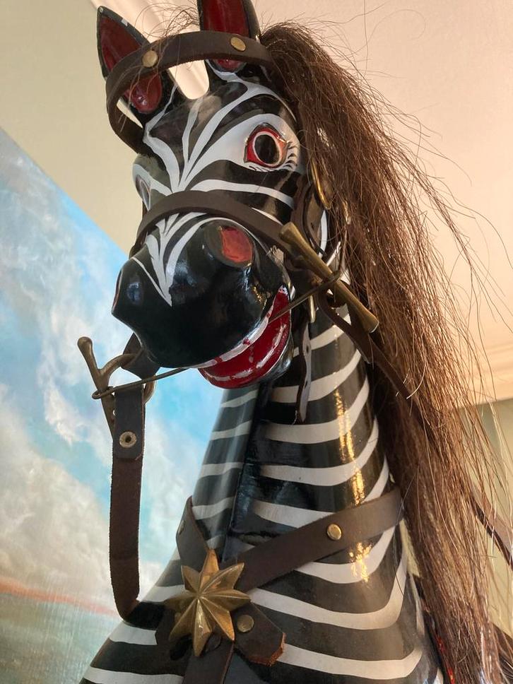 Cheval à bascule et cheval de foire, Antiquités & Art, Antiquités | Jouets, Enlèvement