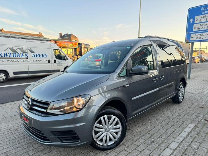 Vw Caddy Maxi Dubbele Cabine 2016 1.4TSI 90000km Navi 5zitpl, Auto's, Volkswagen, Bedrijf, Te koop, Caddy Maxi, ABS, Airbags, Airconditioning