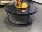 Salontafel, Huis en Inrichting, Tafels | Salontafels, 50 tot 75 cm, Rond, Ophalen of Verzenden, Zo goed als nieuw