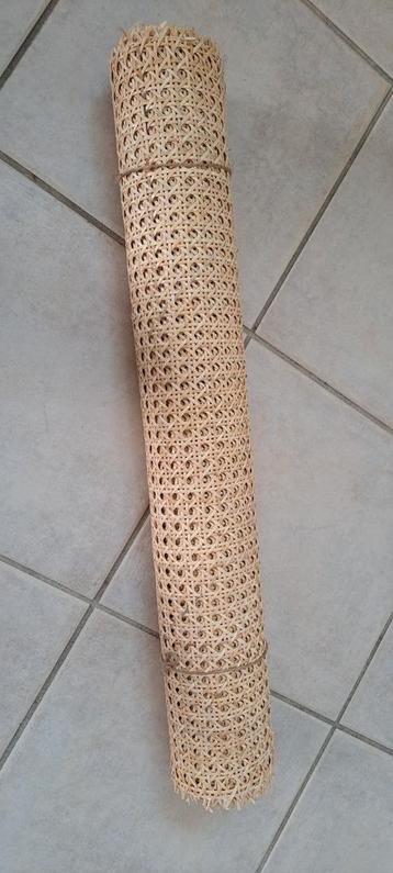 Cannage rol 60 cm x 150 cm nieuw,  kleur : naturel beschikbaar voor biedingen