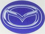 Mazda logo metallic sticker rond #5, Autos : Divers, Autocollants de voiture, Envoi