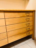 Stevige houten ladekast met 10 lades –150 cm breed 2 STUKS!, 25 à 50 cm, 5 tiroirs ou plus, Moins de 100 cm, Scandinavisch