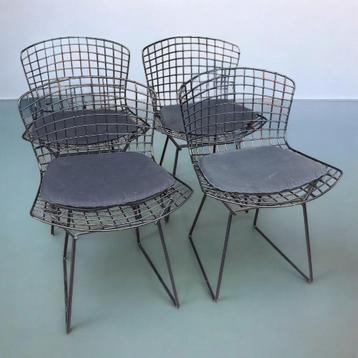 4x bertoia side chair stoel Knoll International 1970s-80s   beschikbaar voor biedingen