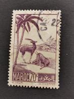Marokko 1939 - wilde dieren - gazelle, Ophalen of Verzenden, Marokko, Gestempeld