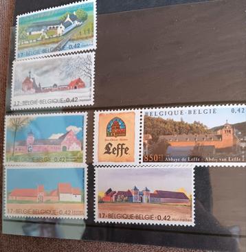 Lot de timbres belges d'occasion 