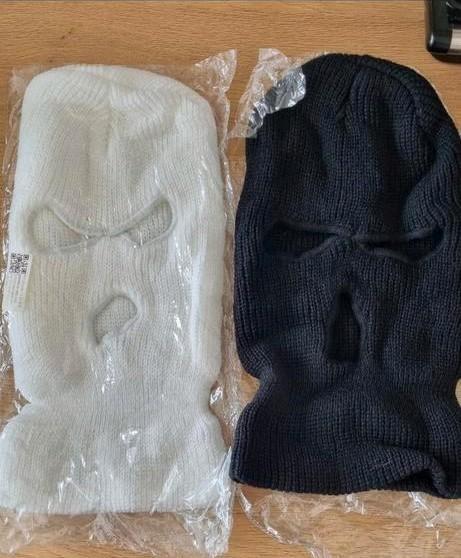 Lot de 2 cagoules tricotées unisexes (noir & blanc), Kleding | Heren, Mutsen, Sjaals en Handschoenen, Nieuw, Ophalen of Verzenden