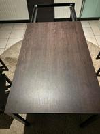 Uitschuifbare tafel met 4 stoelen, Ophalen, Zo goed als nieuw