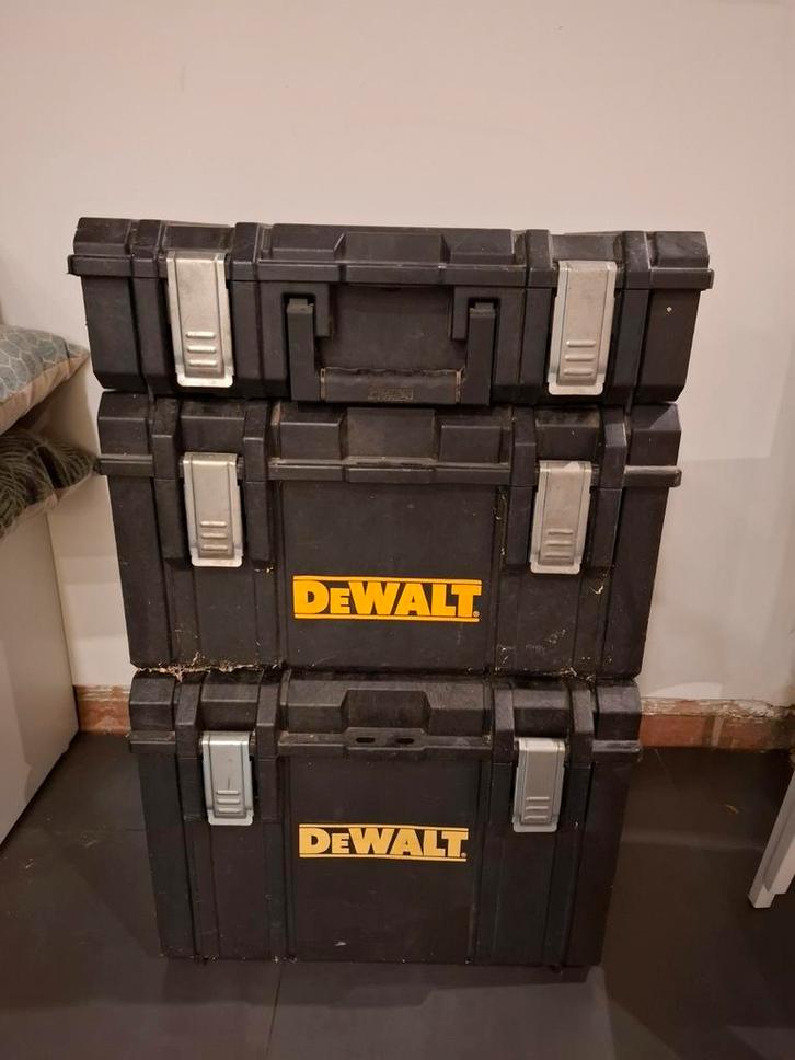 Ensemble de 3 valises à valve à air Dewalt, Bricolage & Construction, Boîtes à outils, Comme neuf, Enlèvement ou Envoi