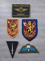 Set badges SOR Para Commando 3Para Heverlee, Verzamelen, Ophalen of Verzenden, Embleem of Badge