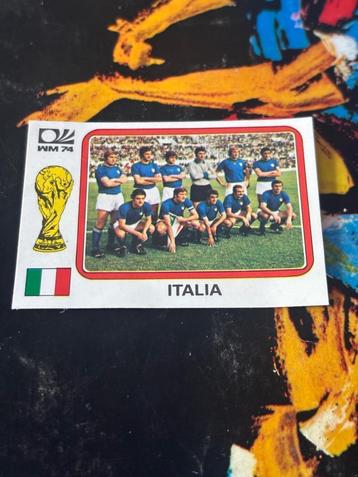 Panini WK 74 Munchen  Team Italie # n 284 beschikbaar voor biedingen