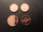 Letland/Latvijas 5ct - 2ct - 2X 1ct UNC 2014, Postzegels en Munten, Setje, 10 cent, Overige landen, Verzenden