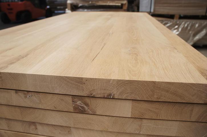 massief eiken tafel voor 6 personen, Huis en Inrichting, Tafels | Eettafels, Nieuw, 100 tot 150 cm, 200 cm of meer, Vijf personen of meer
