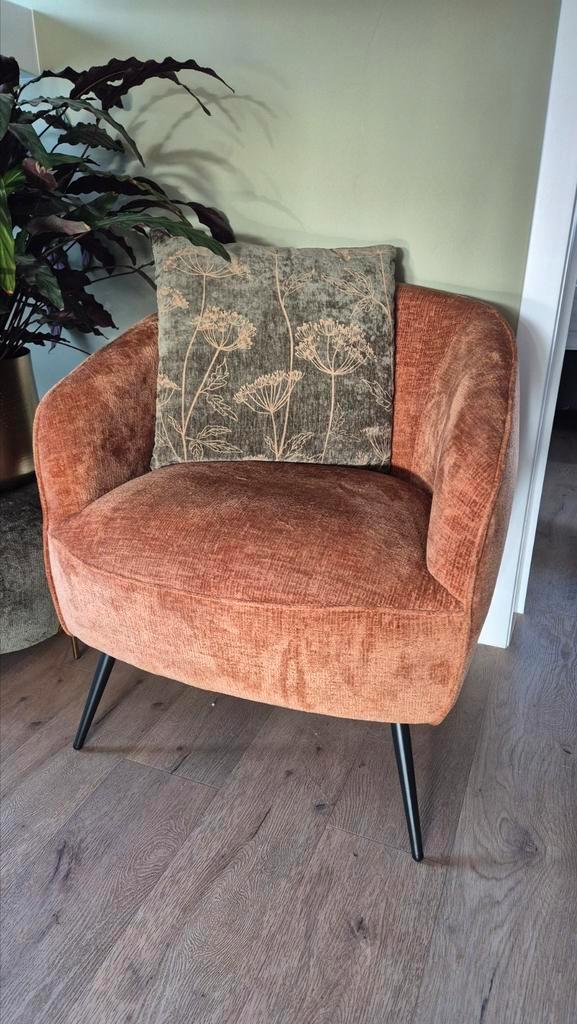 Fauteuil Carlton - stof - bruin, Huis en Inrichting, Fauteuils, Zo goed als nieuw, Stof, Ophalen of Verzenden