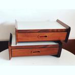 Deens design teak zwevende nachtkastjes., Ophalen of Verzenden