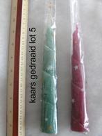 lot kaarsen draaikaars verjaardag kerstmis nieuwjaar kado 5, Enlèvement ou Envoi, Neuf