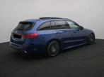 Mercedes-Benz C-Klasse 180 AMG Line Break - PANORAMISCH DAK, Auto's, Automaat, Zwart, 4 cilinders, Blauw