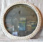 § miroir rond tour osier vintage, Maison & Meubles, Accessoires pour la Maison | Miroirs, Rond, Utilisé, Enlèvement ou Envoi