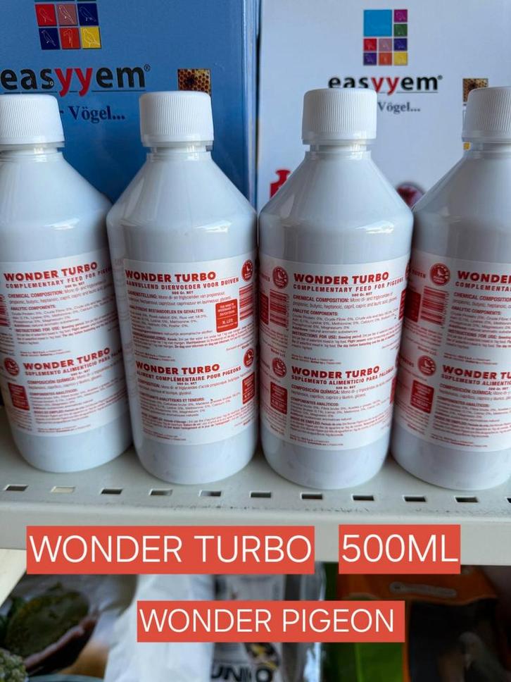 Wonder Turbo 500 ml - Wonder Pigeon, Animaux & Accessoires, Oiseaux | Accessoires, Enlèvement