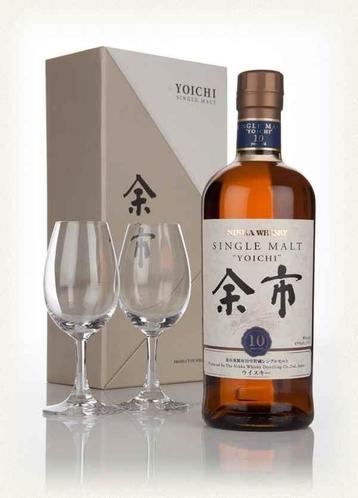 Yoichi whisky 10 Year Old – Gift Box with Glasses, Verzamelen, Ophalen of Verzenden, Nieuw