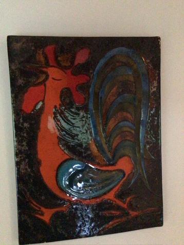 Keramiek, keramisch wanddecoratie, kunst beschikbaar voor biedingen