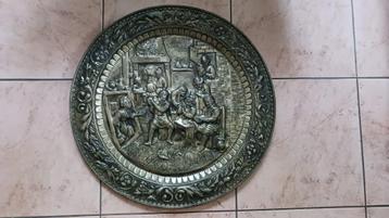 Grande plaque métallique à accrocher au mur, Enlèvement ou Envoi