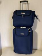 Trolley handbagage + tas, Plastique souple, Enlèvement ou Envoi, Neuf, Poignée extensible