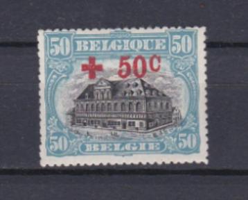 N 159 MNH Opgedrukte postzegel Rode Kruis uit 1915.