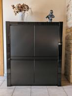 TV- of barkast  (zwart), Comme neuf, 100 à 150 cm, Modern, Enlèvement