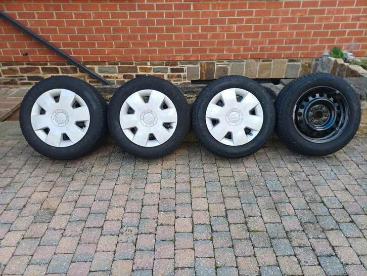 Pneus hiver montés sur jantes, Autos : Pièces & Accessoires, Pneus & Jantes, Pneu(s), Pneus hiver, Enlèvement