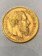 Munt goud België 20 FR Leop II  1869 pos B zeldzaam mooi !!!, Losse munt, Goud, Goud, Ophalen of Verzenden