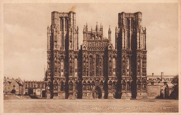 1948 - ENGELAND - Wells : Wells Cathedral, Verzamelen, Postkaarten | Buitenland, Gelopen, Engeland, 1940 tot 1960, Verzenden