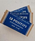3 doosjes van telkens 12 positifs stereofilms., Overige typen, Gebruikt, Ophalen of Verzenden