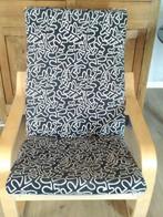 fauteuil relax  tissu armature bois, Enlèvement, Comme neuf, Tissus