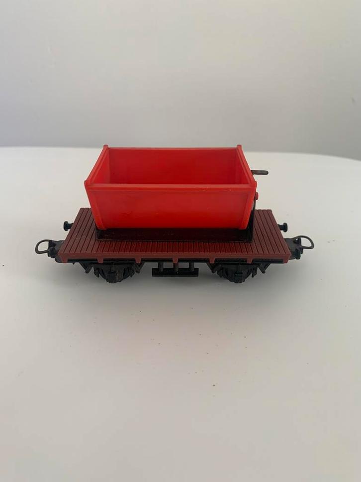 Wagonnet à essieu basculant Lima. HO. Vintage 1964, Hobby & Loisirs créatifs, Trains miniatures | HO, Utilisé, Lima, Enlèvement ou Envoi