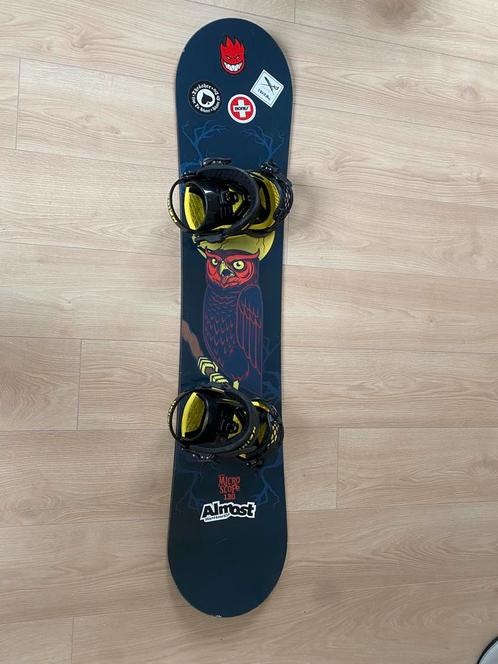 Snowboard 130 +boots maat 39,5, Sport en Fitness, Snowboarden, Zo goed als nieuw, Bindingen, Ophalen
