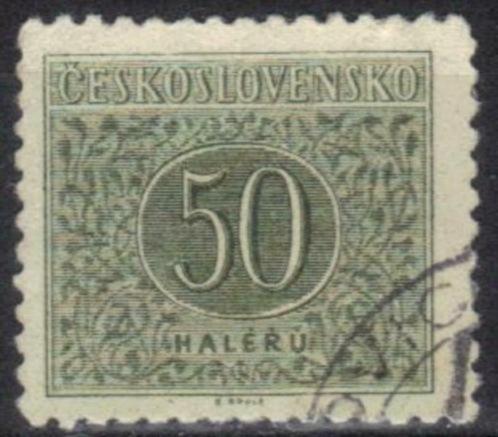 Tsjechoslowakije 1954 - Yvert 82TX - Taxzegel (ST), Timbres & Monnaies, Timbres | Europe | Autre, Affranchi, Autres pays, Envoi