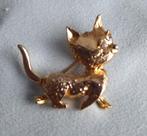 Broche en forme de chat, Enlèvement ou Envoi, Or, Moins de 4 cm, Comme neuf