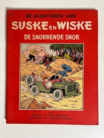 Suske en Wiske 29 - De Snorrende Snor - gaaf - 1e druk 1957 beschikbaar voor biedingen