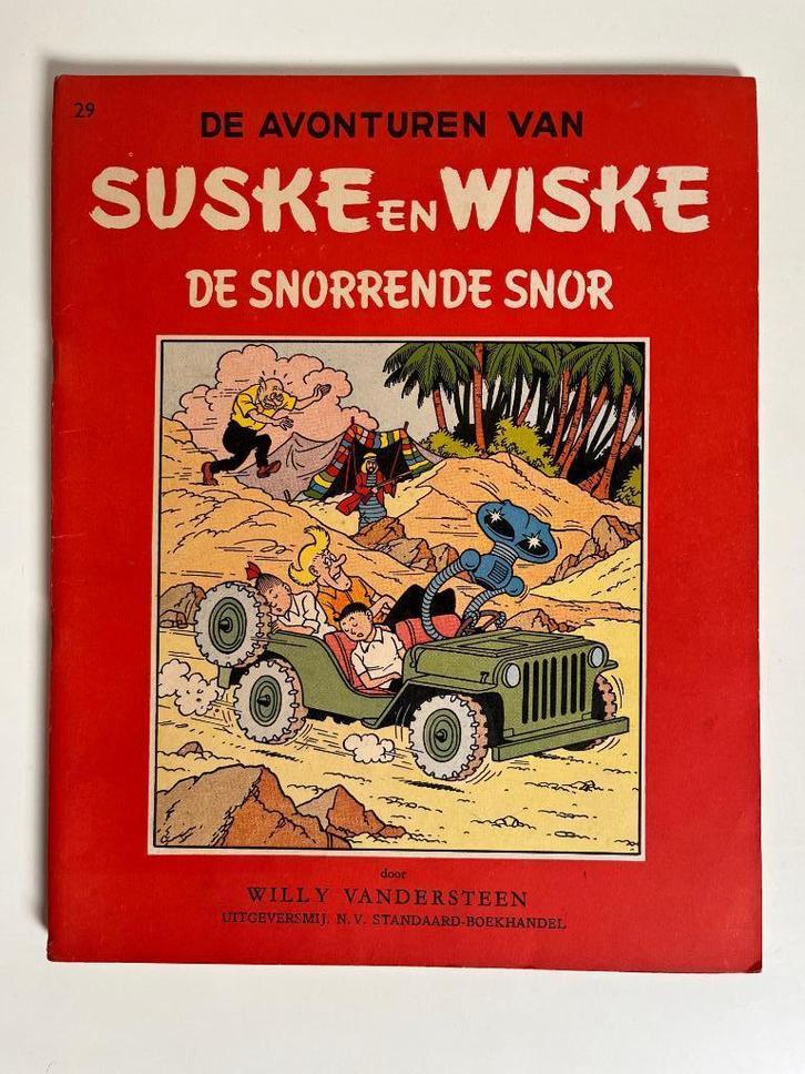 Suske en Wiske 29 - De Snorrende Snor - gaaf - 1e druk 1957, Boeken, Stripverhalen, Verzenden