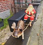 Décoration de Noël père Noël et son traineau, Enlèvement, Utilisé