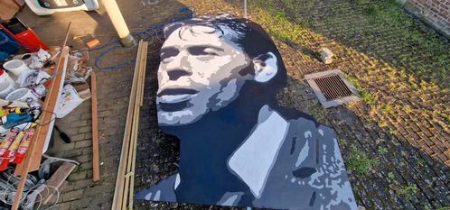 Jacques Brel handgemaakt schilderij, Antiek en Kunst, Kunst | Schilderijen | Klassiek, Ophalen