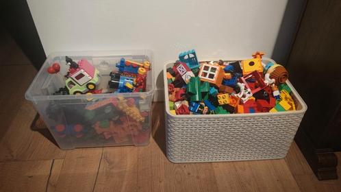 Pakket Duplo met boerderijdieren en trein(sporen), Kinderen en Baby's, Speelgoed | Bouwstenen, Gebruikt, Ophalen